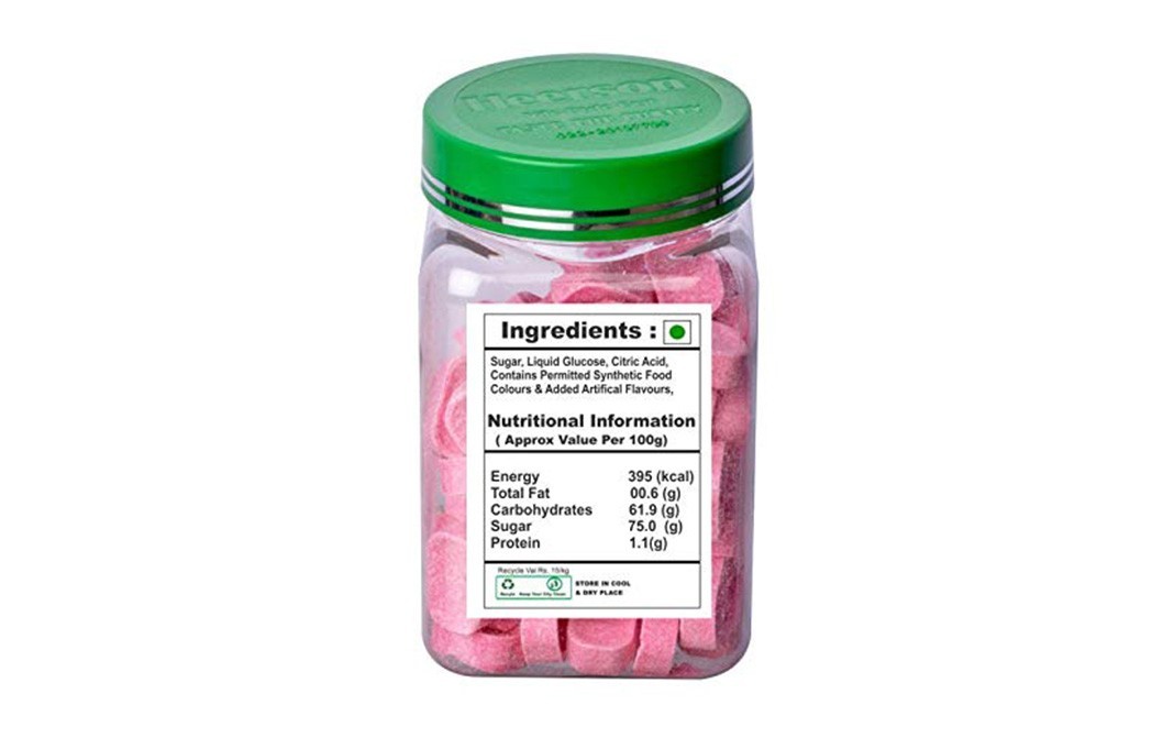 Heerson Rose Mint Candy (Sugar Candy)   Plastic Jar  100 grams